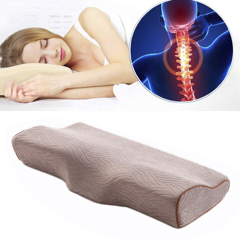 Memory Foam Orthopedic Pillow Neck Pain - وسادة تدليك لتقويم العظام ، 50