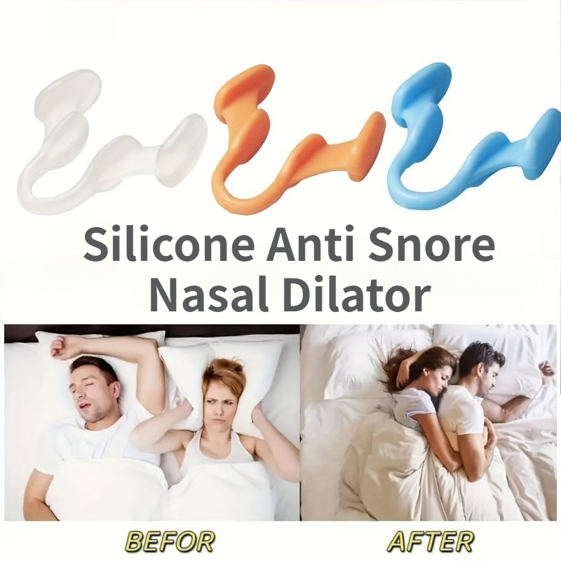 Anti Snore Contour Pillow - 10 قطع من مشابك الأنف السيليكونية
