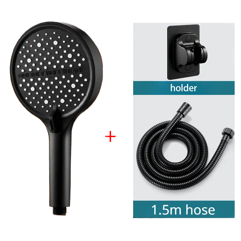 3 قطع رأس دش حمام فضي قابل للت - مراجعة High Pressure Shower Head Handheld وسعره