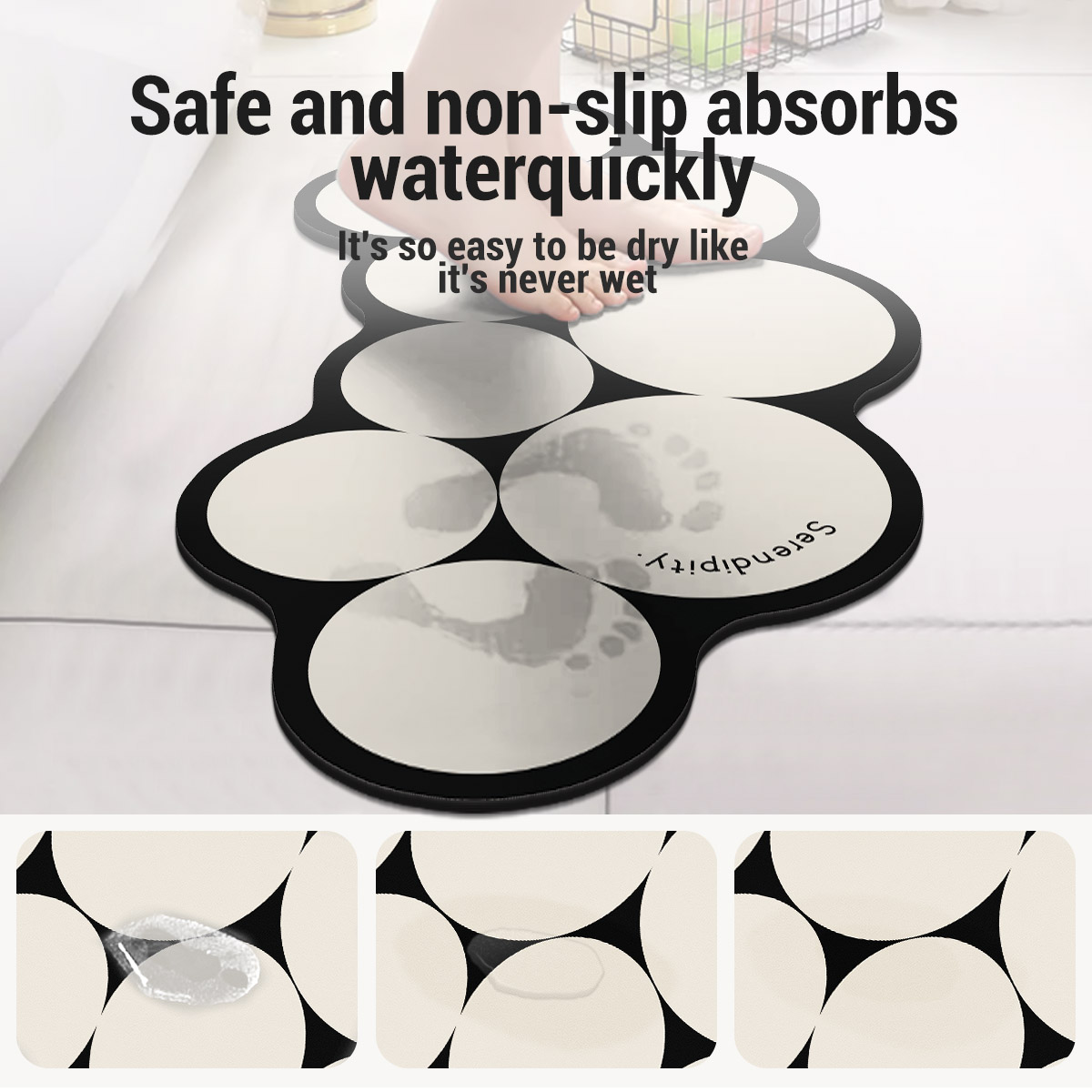 دياتوميت حمام حصيرة الحمام الس - مراجعة Quick Dry Diatomite Bath Mat وسعره