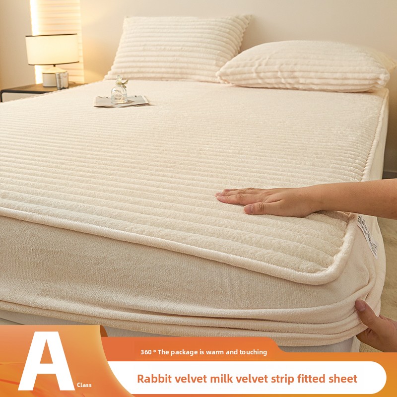 مجموعة ملاءات سرير من القطيفة  - مراجعة Fitted Bed Sheets Deep Pocket وسعره