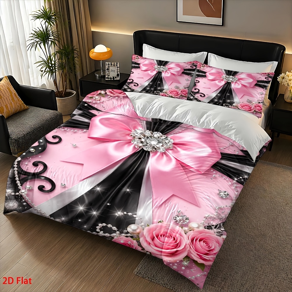 طقم لحاف أنيق مكون من 3 قطع با - مراجعة Duvet Cover Sets With Zipper وسعره