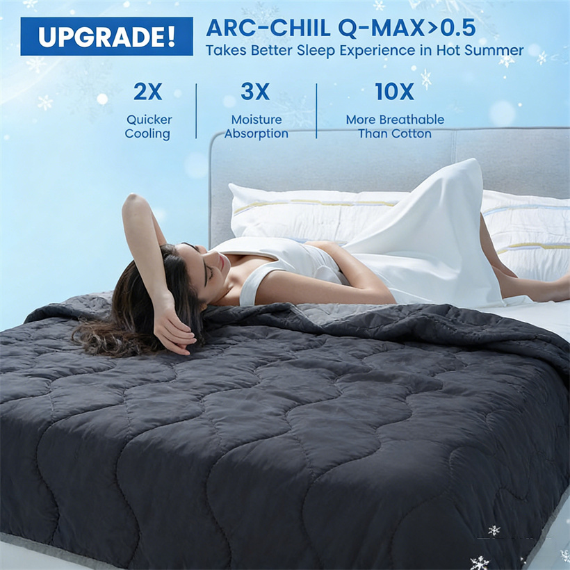 بطانية تبريد ناعمة كبيرة الحجم - مراجعة Cooling Blanket Hot Sleepers وسعره